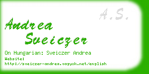 andrea sveiczer business card